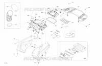 Body And Accessories 6X6 - 450 EFI - Squadron Green  -  Rear