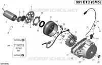 Magneto and Electric Starter 500W - RS-S_SM5