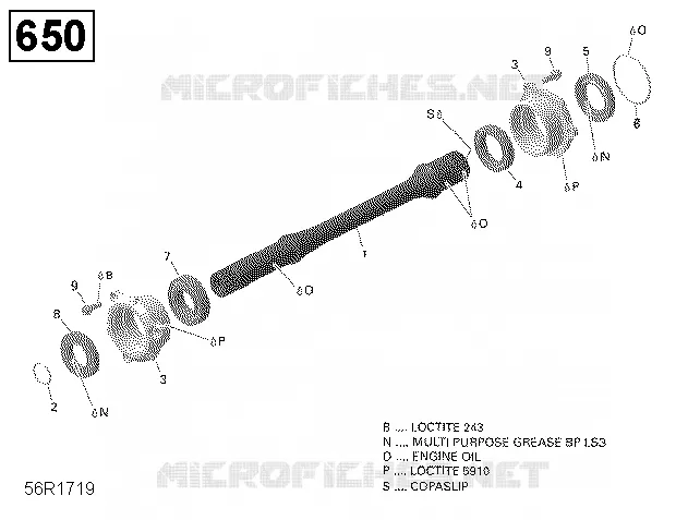 Drive Shaft - 650 EFI