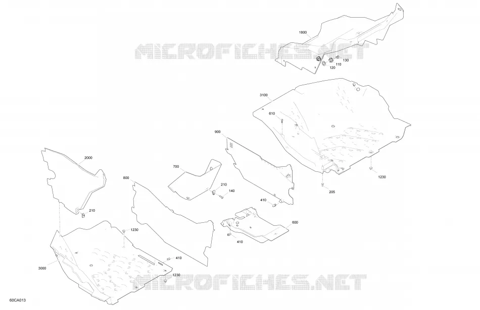 Carrosserie - Habitacle - Plancher