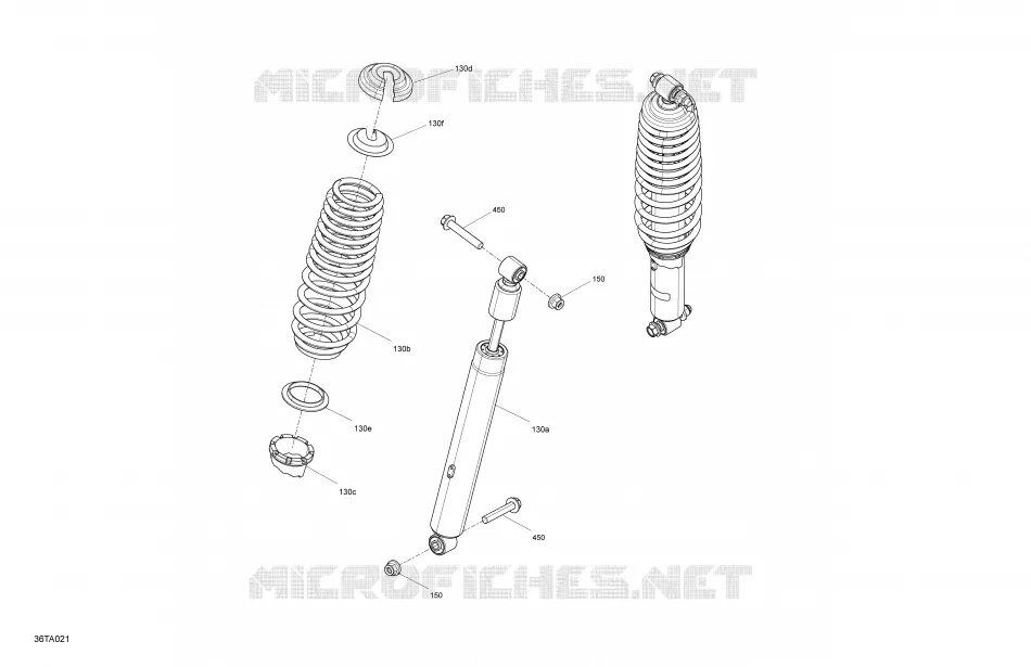 Suspension - Rear Shocks - XU+