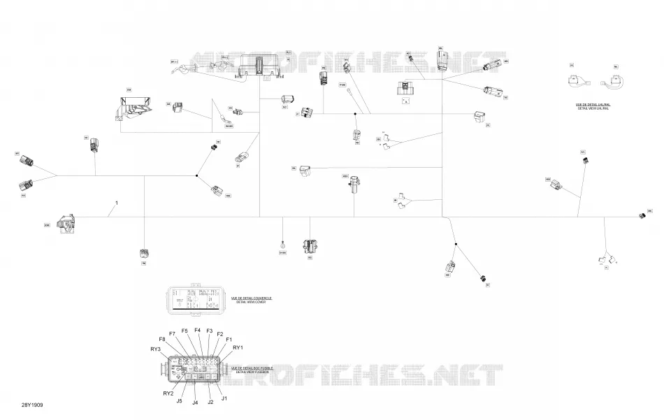 Electrical - Main Harness - 710005404 - North America