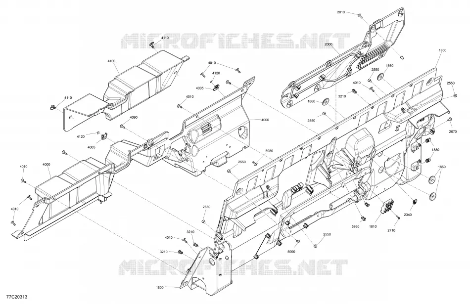 Cab Interior - Back Wall Section