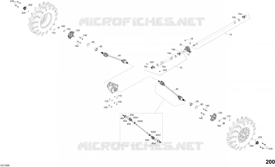 Entraînement Avant - Pièces Principales - XMR