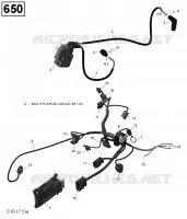 Engine Harness and Electronic Module - 650 EFI (6X6)