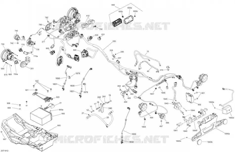 Electrical - 570 EFI - Package DPS & XT (ABS)