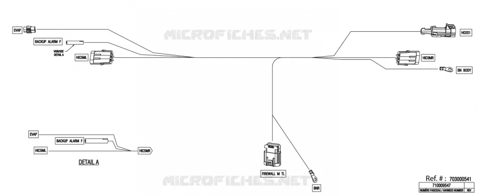 08- 0 - JUNCTION WIRING HARNESS - 710009547