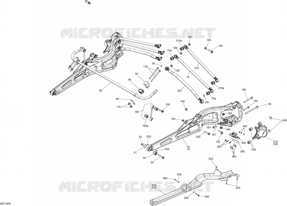 Rear Suspension - Package STD