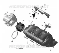 Air Intake Manifold And Throttle Body 900 HO