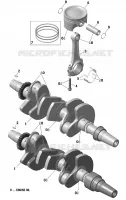 Crankshaft And Pistons 900 HO