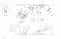 Body And Accessories 6X6 - 450 EFI - Squadron Green  -  Rear