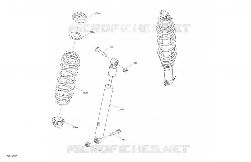 Suspension - Shocks - Rear Section - STD
