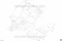 Body Floor Part Maverick X3 Sunburst Yellow Models - Package XMR