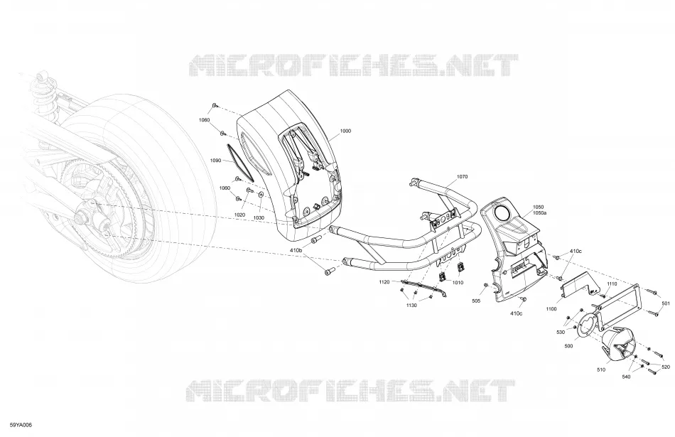 Body - Rear Fender -  China