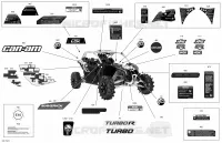 Decals - Turbo R - Package XMR - International