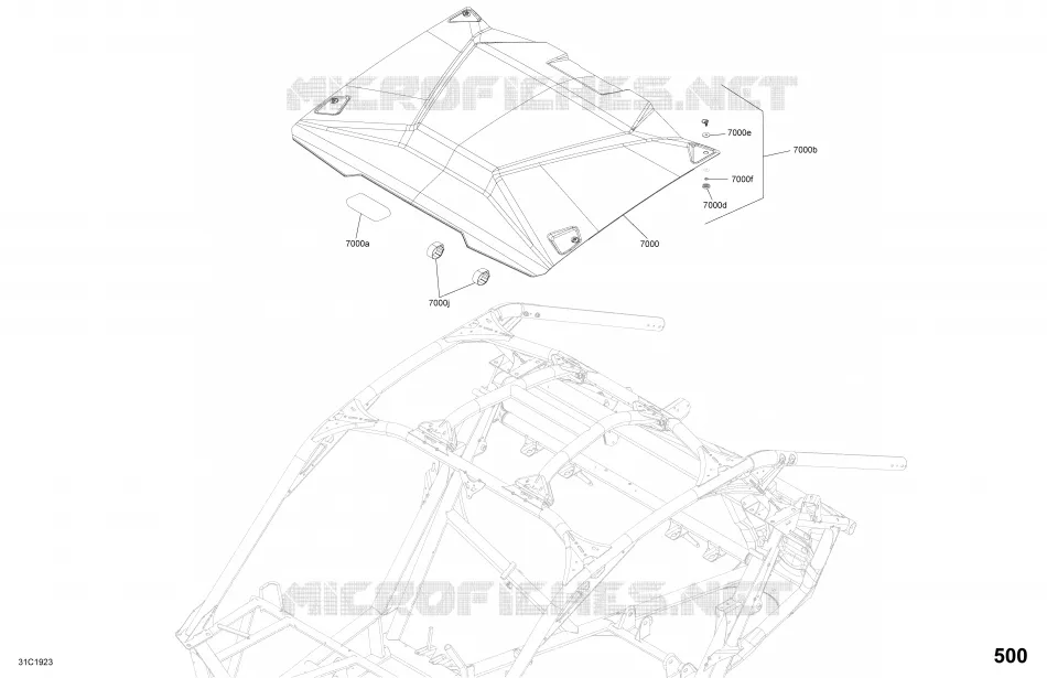 Body - Roof Section - Except Carbon Black