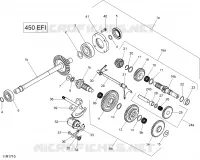 Gear Shift - 450 EFI