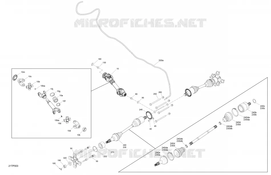 Drive - Rear - Common Parts - NO MAX