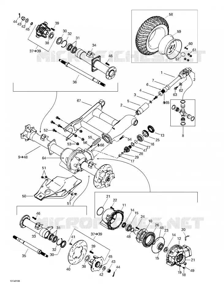 Drive System, Rear