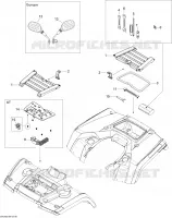 Front and Rear Trays XT