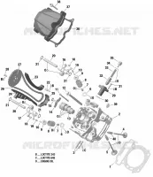 Rotax - Cylinder Head, Front