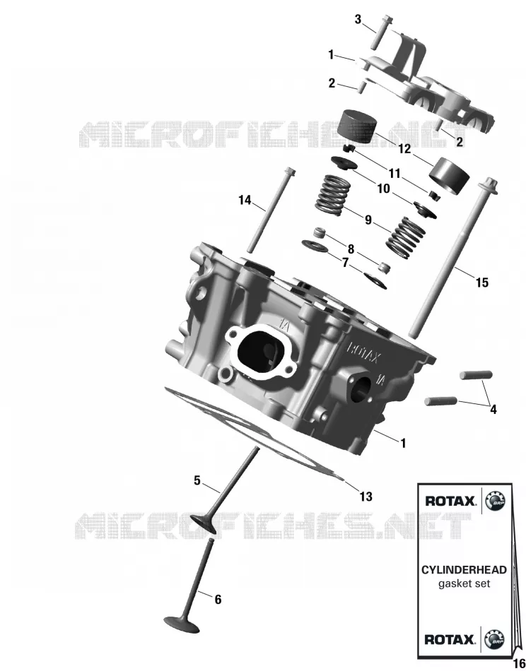 01- ROTAX - Cylinder Head