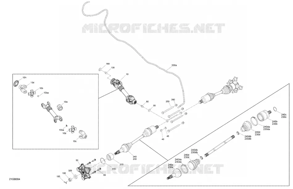 REAR DRIVE SHAFT