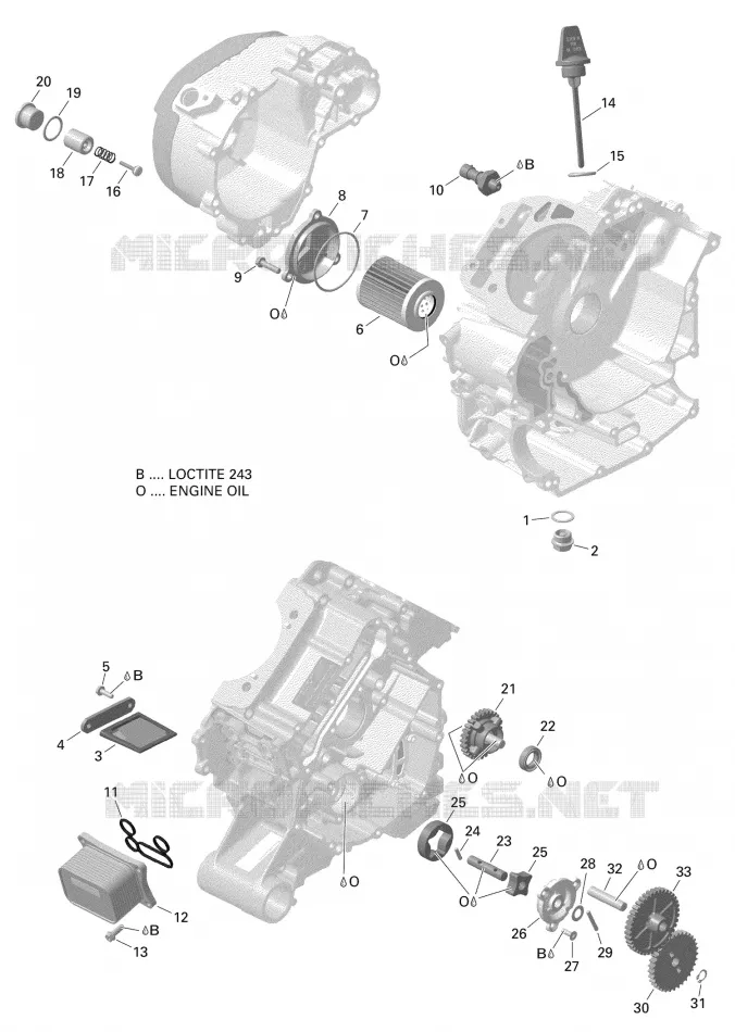 01- Rotax - Lubrification Du Moteur - V2