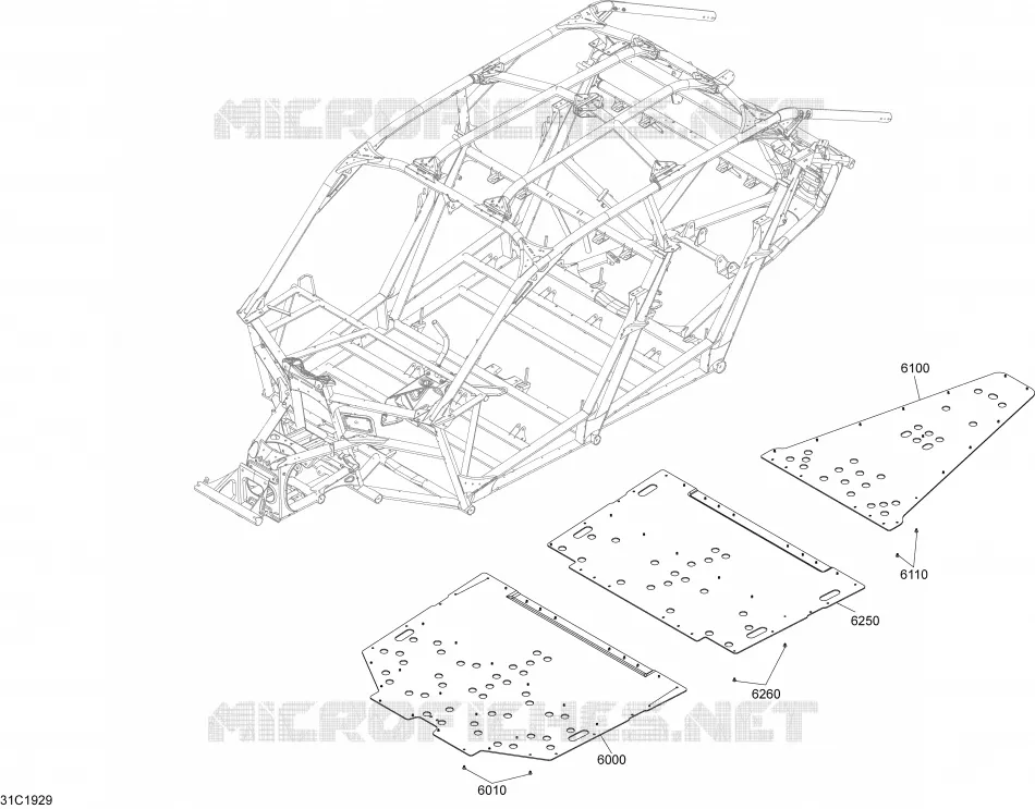 Body - Floor Section - All Colors
