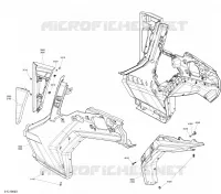Body - Rear Fender Parts - Red
