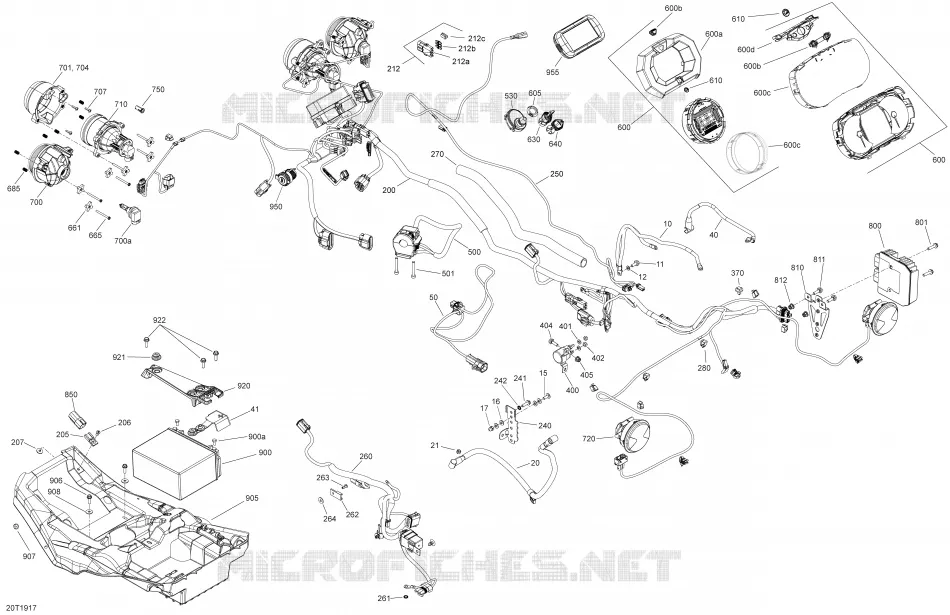 Electrical - 1000R EFI - Packages XXC, XTP, XMR & LTD
