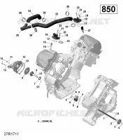 Engine Cooling - 850 EFI