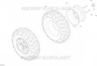 Drive - Front Section - Wheels - XT