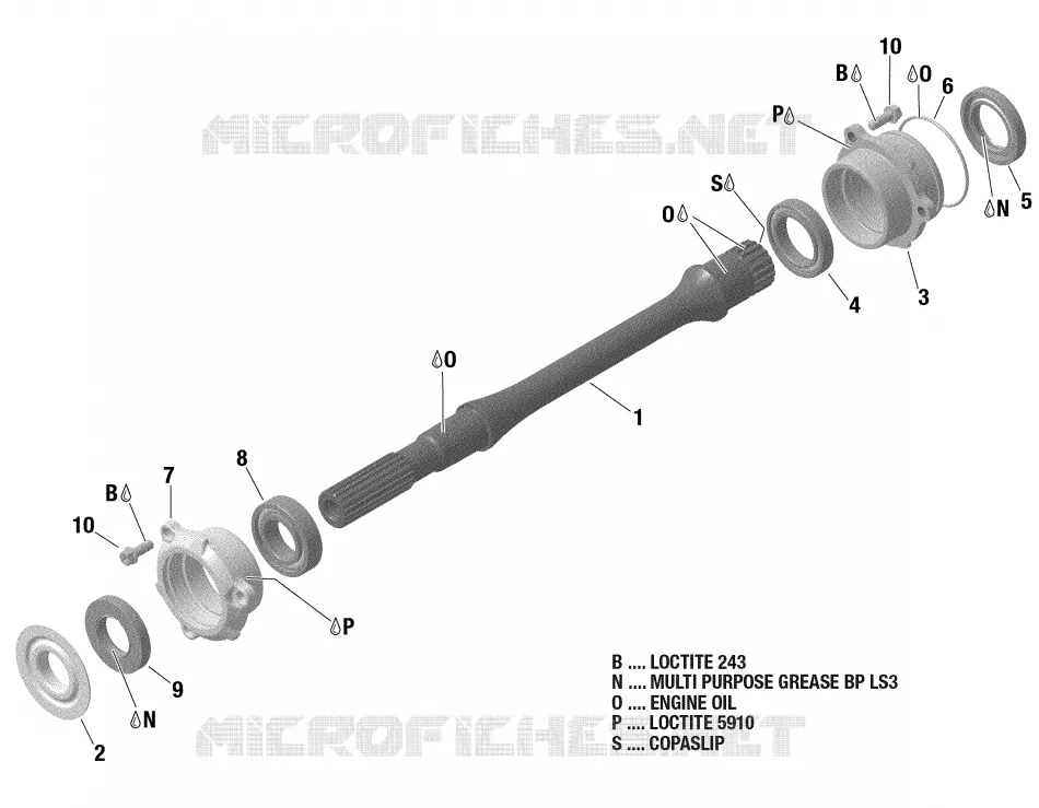 Drive Shaft -  1010R