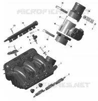 01- ROTAX - Air Intake Manifold And Throttle Body