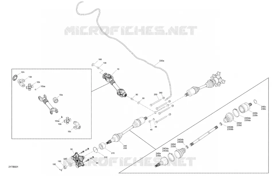 REAR DRIVE SHAFT