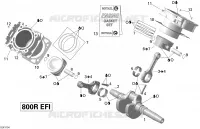 Crankshaft, Piston And Cylinder OUTLANDER