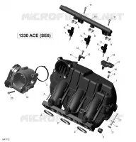 ROTAX - Air Intake Manifold and Throttle Body