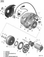 Magneto and Electric Starter - 570 EFI (Without DPS)