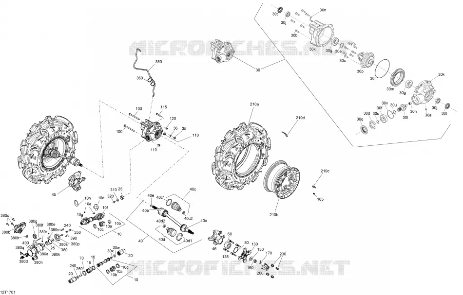 Drive System, Front - All Models