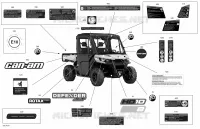Decals - HD10 - XT CAB