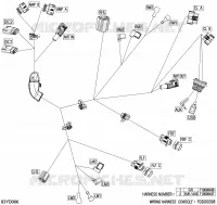 08- 0 - CONSOLE WIRING HARNESS - 710009225