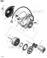 Rotax - Magneto and Electric Starter - 850 EFI (Outlander)