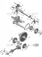Gear Box And Components Without Lockable Differential