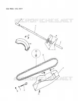 Rear Wheel Axle, Chain