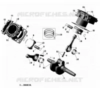 Crankshaft, Piston And Cylinder