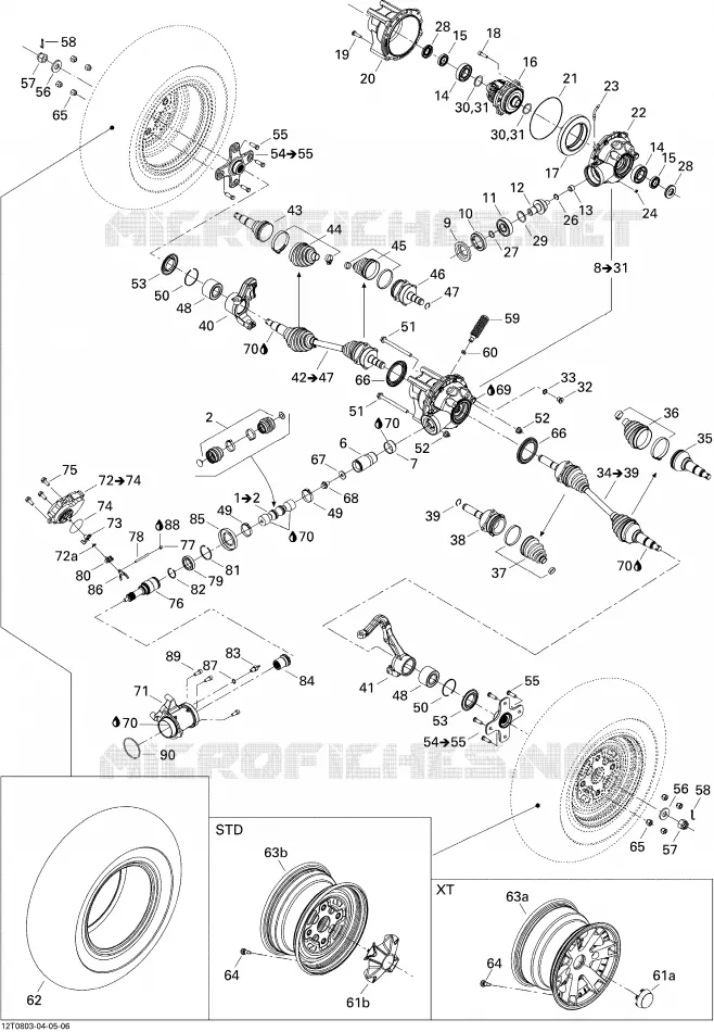 Drive System, Front XT