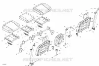 Seat - Rear Section - CAB