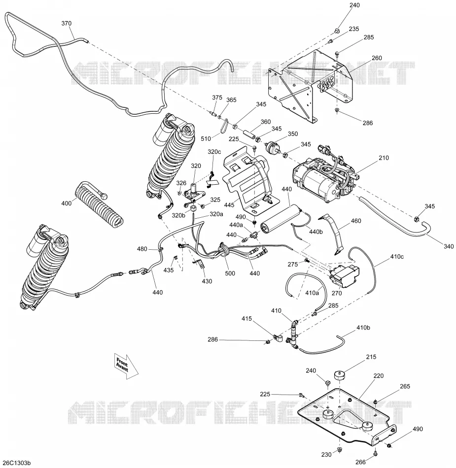 Rear Suspension Except Europe_Compressor