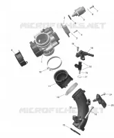 Rotax - Air Intake Manifold And Throttle Body - 450